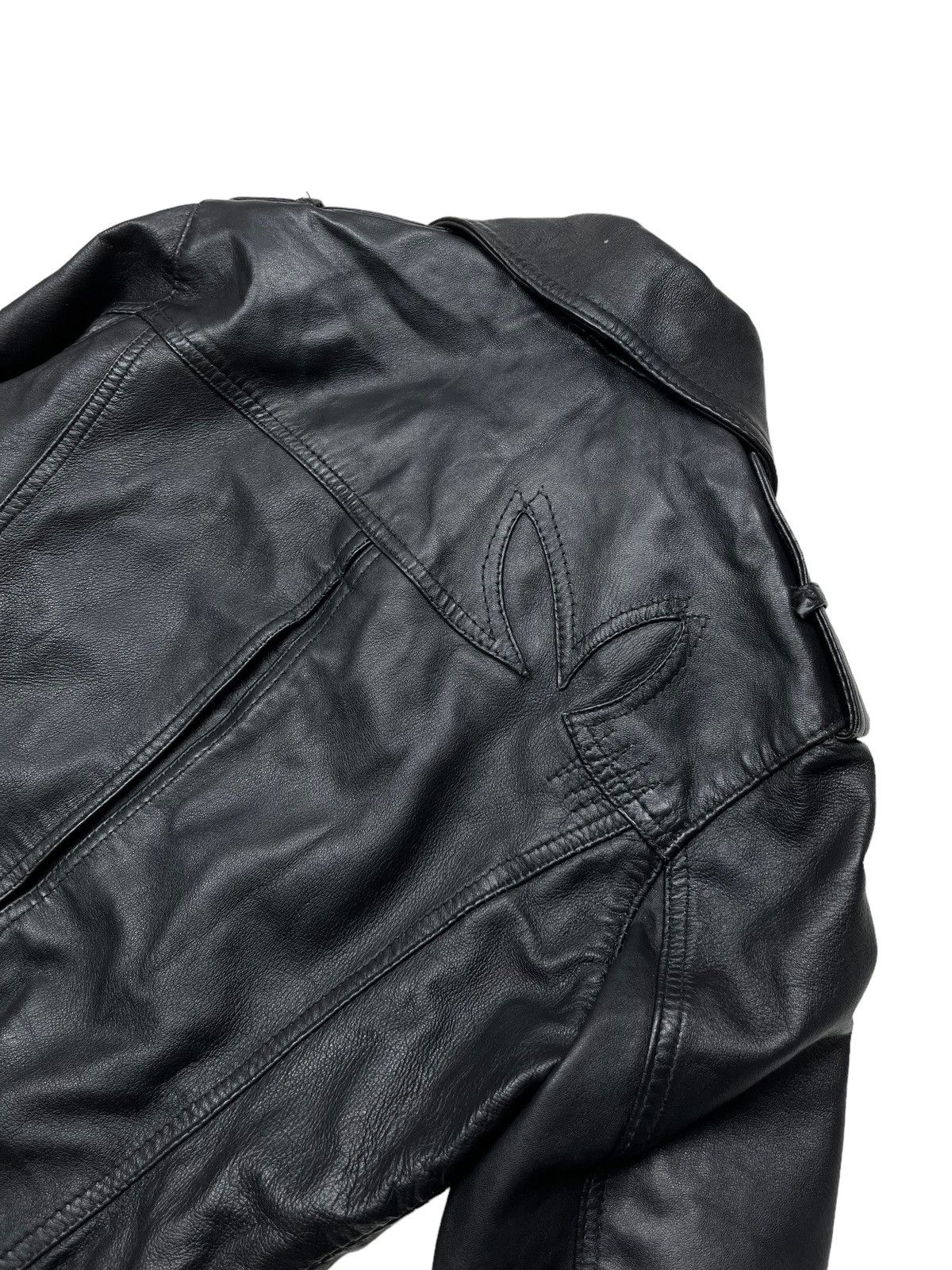 Playboy y2k Playboy Leather Jacket Bomber Size S / US 4 / IT 40 - 12 Thumbnail