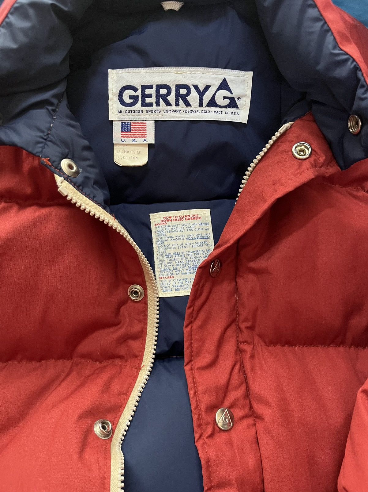 Other GERRY puffer down twotones made in USA #F5 Size US S / EU 44-46 / 1 - 9 Thumbnail