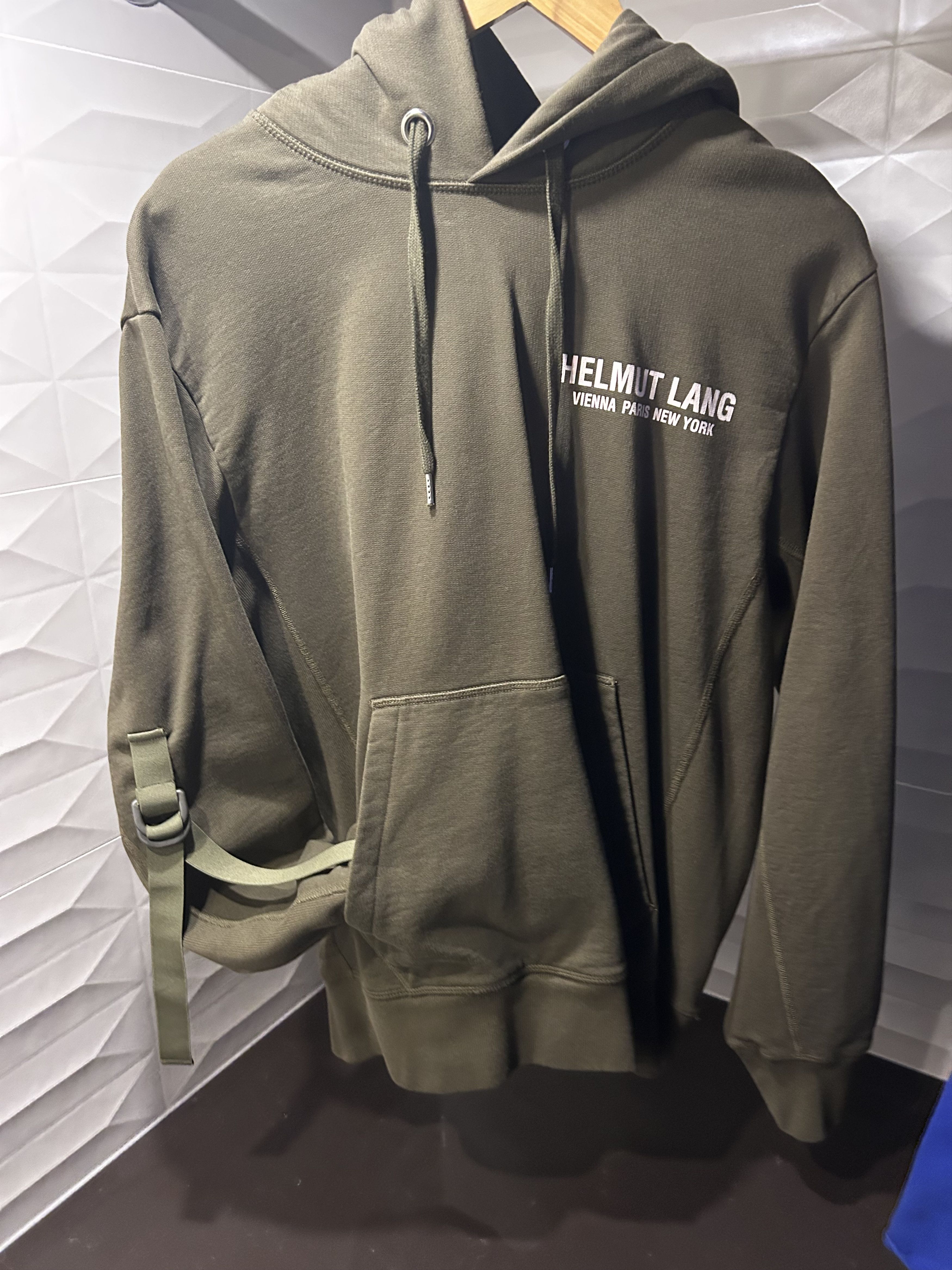 Parka Helmut Lang Blouson Helmut Lang Jacket Sweatshirt Black