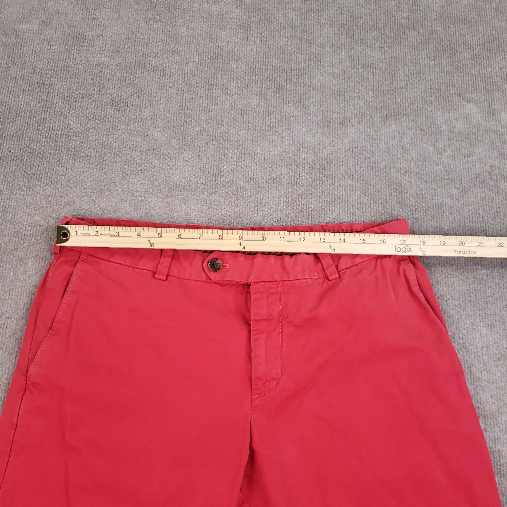 Brooks Brothers Brooks Brothers Chino Pants Mens 36x30 Red Straight Leg Casual Mid Rise Size US 36 / EU 52 - 4 Thumbnail