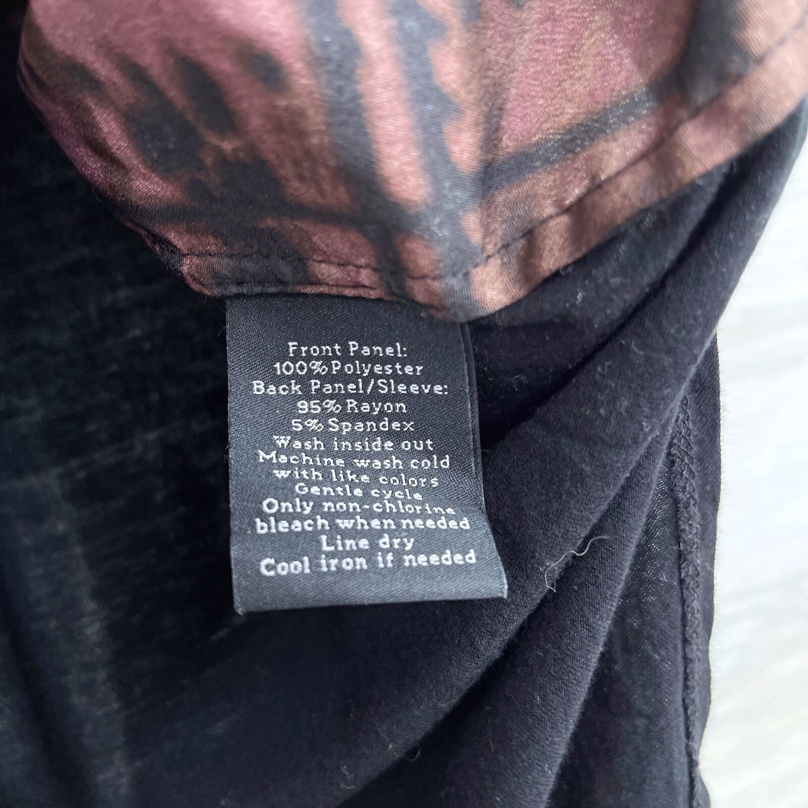 Rock & Republic Rock & Republic Mixed Media Popover Shirt Brown Black XS Size XS / US 0-2 / IT 36-38 - 7 Thumbnail
