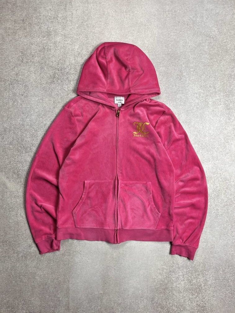 Juicy Couture × Vintage Vintage Juicy Couture Velour Big Logo Tracksuit Y2K M Size M / US 6-8 / IT 42-44 - 4 Thumbnail