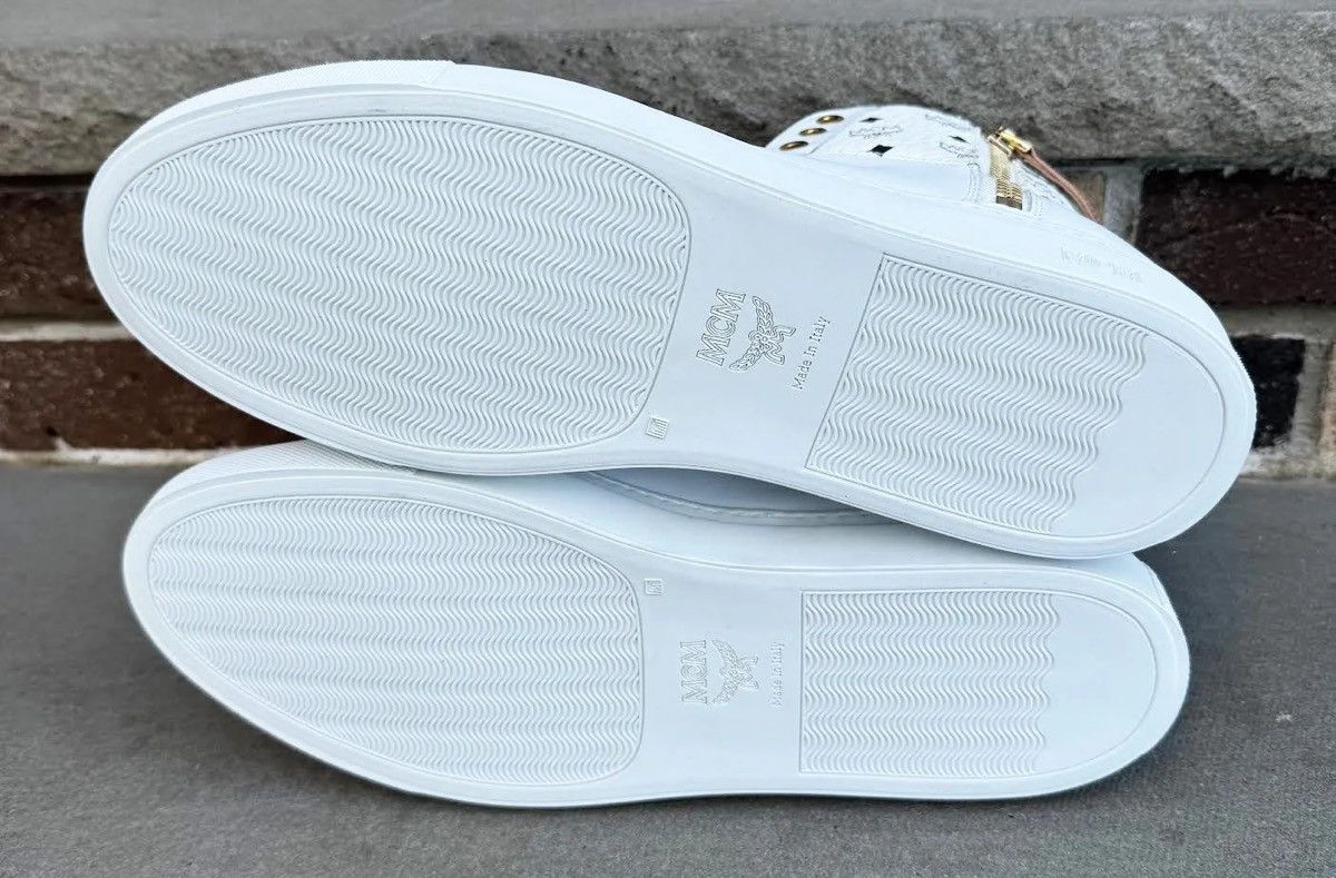 MCM MCM White Leather Hi (Size 44) DS Size US 10 / EU 43 - 5 Thumbnail