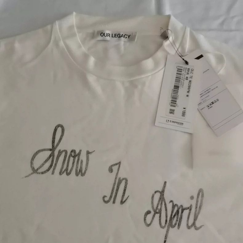 Our Legacy Our Legacy size48 White short sleeves Size US M / EU 48-50 / 2 - 2 Thumbnail