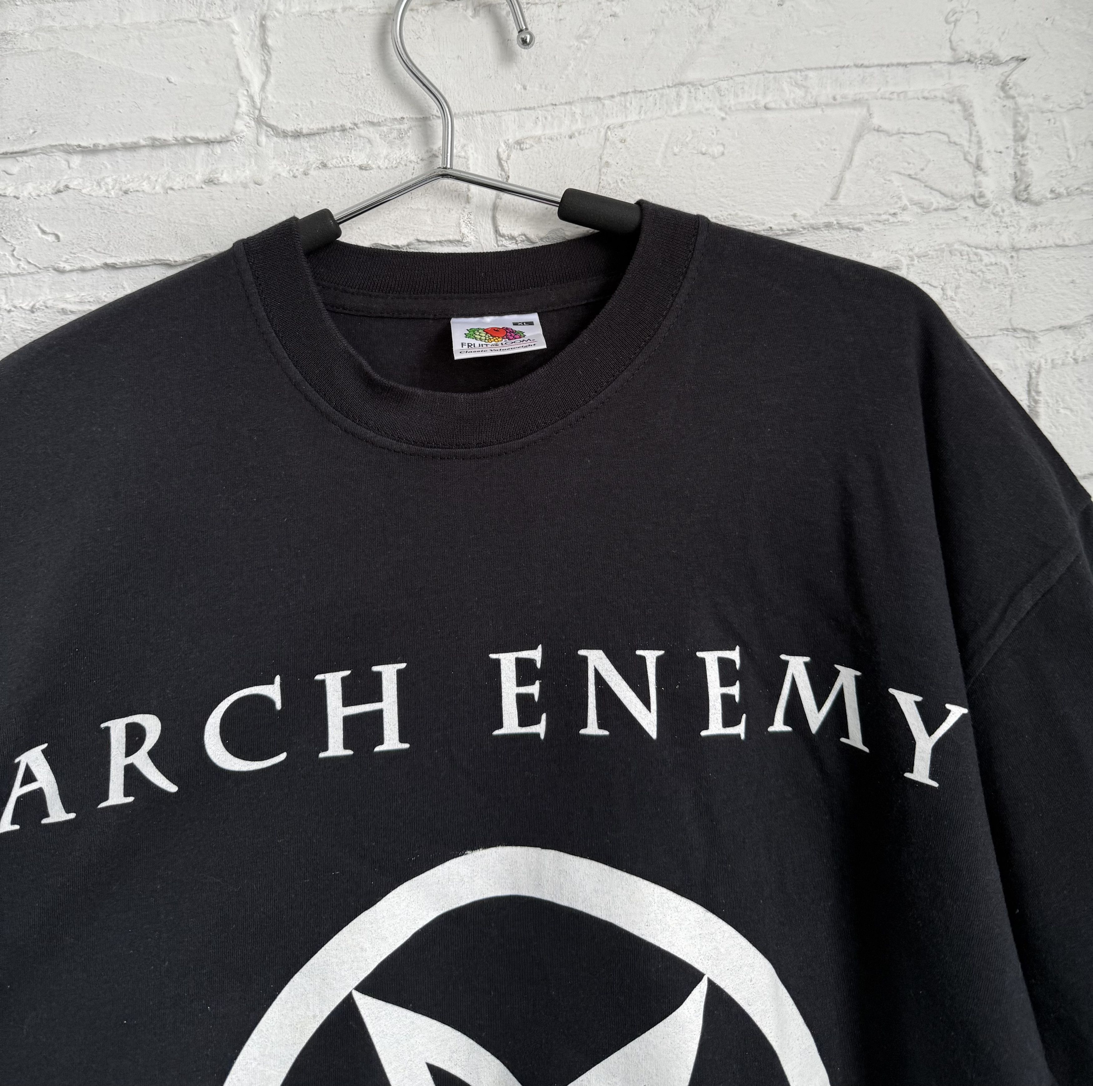 Band Tees Vintage 2001 Arch Enemy Wages of Sin Pure Fucking Metal Size US XL / EU 56 / 4 - 4 Thumbnail
