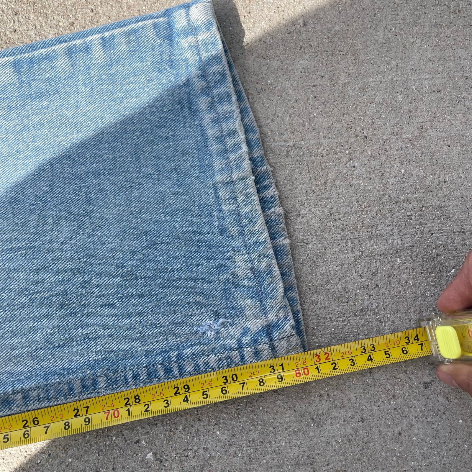 Lee Lee Riders Flare Jeans Light Wash Faded Denim Talon 32x32 Size US 32 / EU 48 - 7 Thumbnail