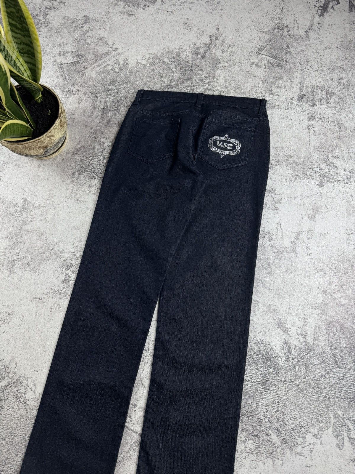 Versace Jeans Couture Versace Couture VJC Y2K Skinny Straight Denim Jeans Trousers Size 30" / US 8 / IT 44 - 4 Thumbnail