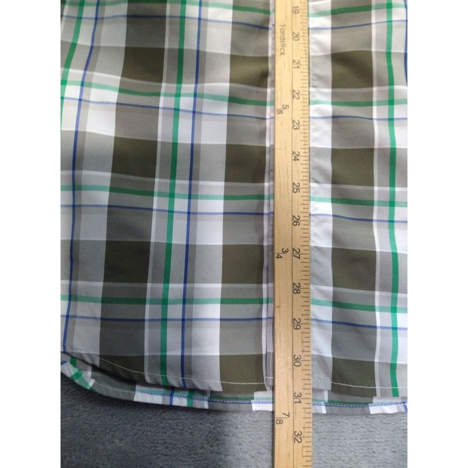 Chaps Chaps Shirt Mens Medium Plaid Performance Short Sleeve Button Down UPF 50 Size US M / EU 48-50 / 2 - 3 Thumbnail
