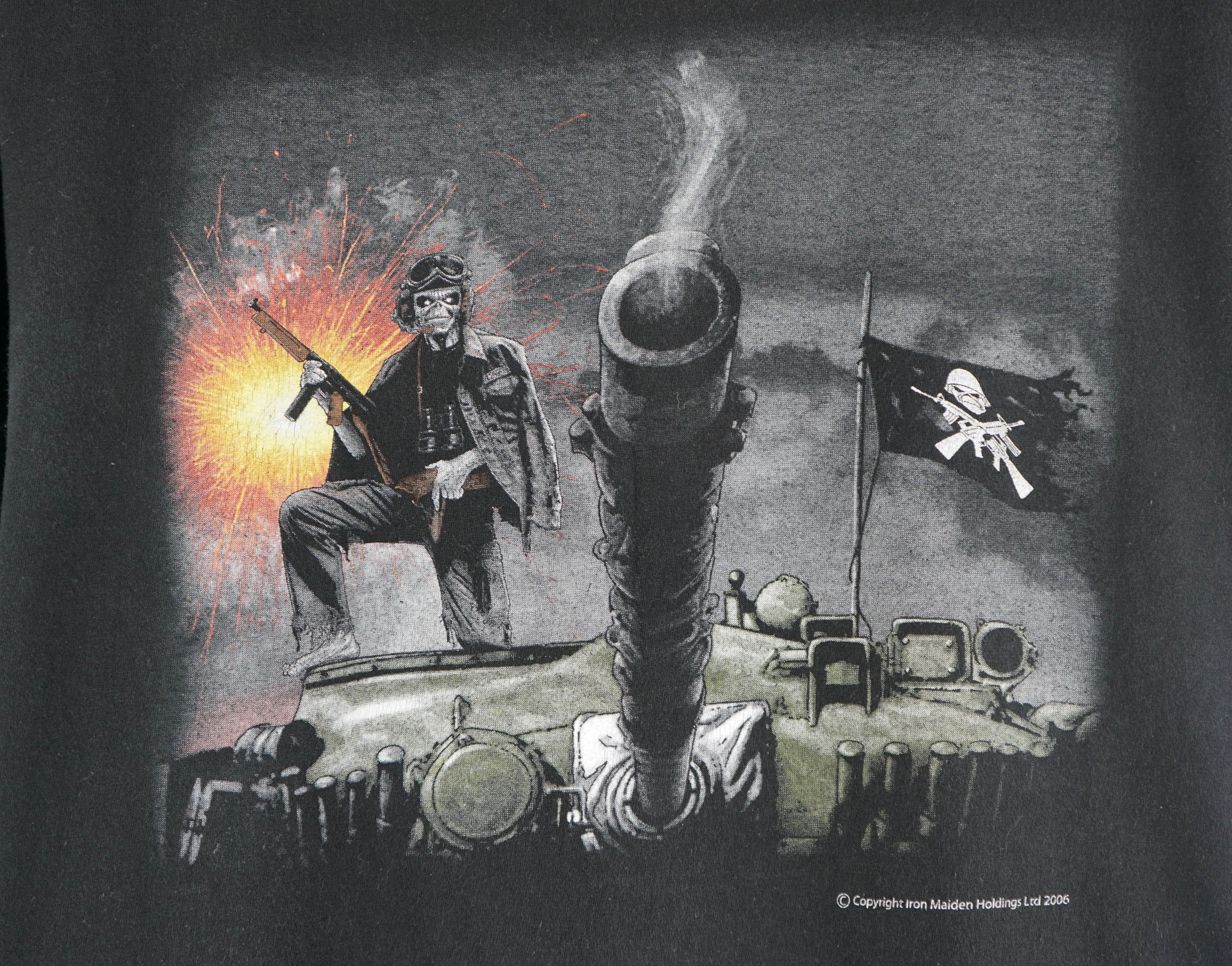 Band Tees × Vintage Vintage 2006 Iron Maiden T-Shirt A Matter Life And Death Size US M / EU 48-50 / 2 - 2 Thumbnail
