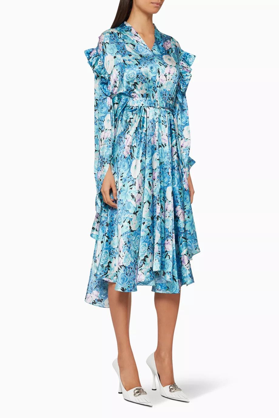 o1y0625 Midi Dress in Multicolor