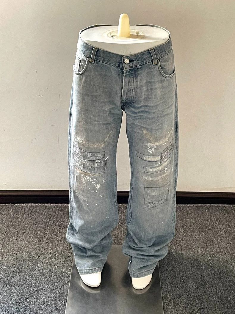 Helmut Lang HELMUT LANG Painted jeans Size US 36 / EU 52 - 1 Thumbnail