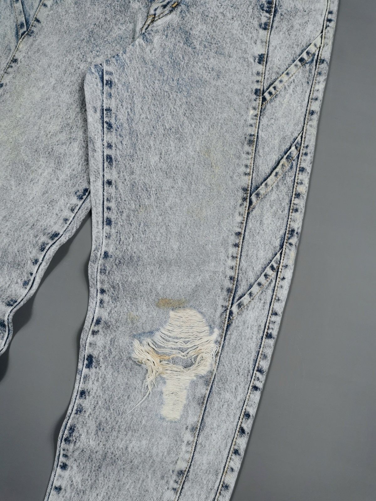 Edwin Vintage Edwin Distressed Tapered Jeans Size US 28 / EU 44 - 4 Thumbnail