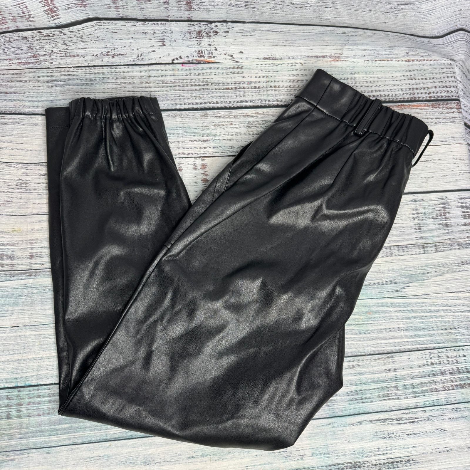 Brochu Walker Brochu Walker Tide Pull-On Vegan Leather Pant NO BELT Med Size 28" / US 6 / IT 42 - 4 Thumbnail