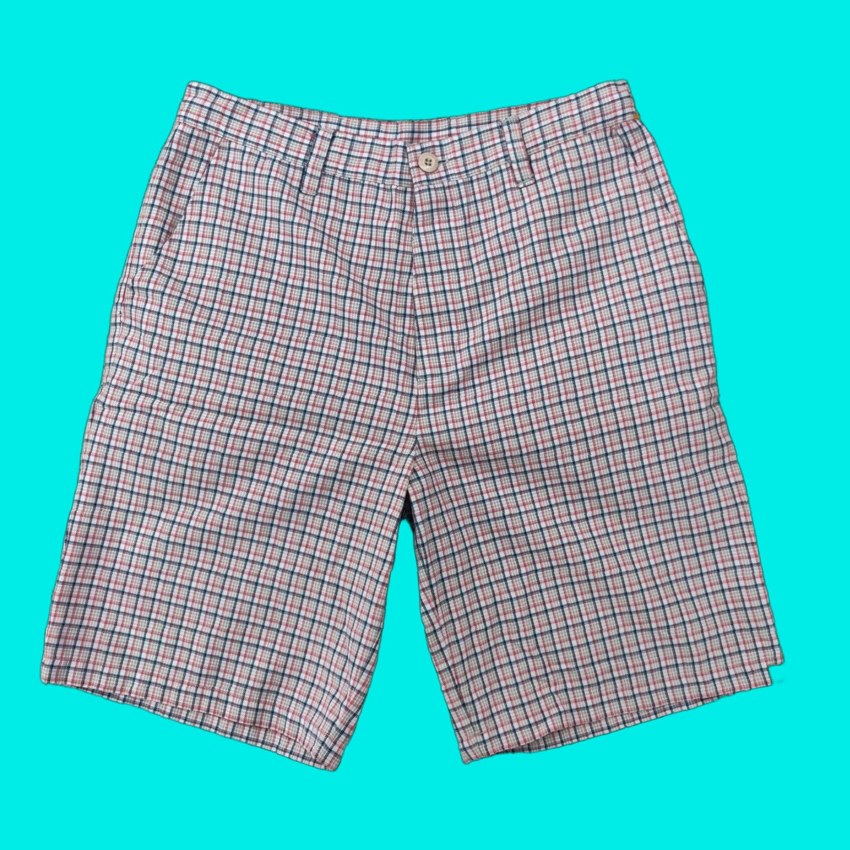 Katin Katin Shorts Mens 32 Plaid Chino Flat Front Casual Outdoor Golf Size US 32 / EU 48 - 1 Thumbnail