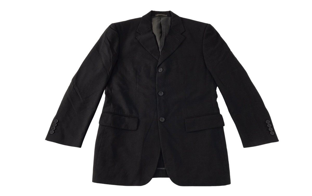 Japanese Brand Kansai Yamamoto Homme Blazer Coat Jacket Simple Design Size US M / EU 48-50 / 2 - 1 Thumbnail