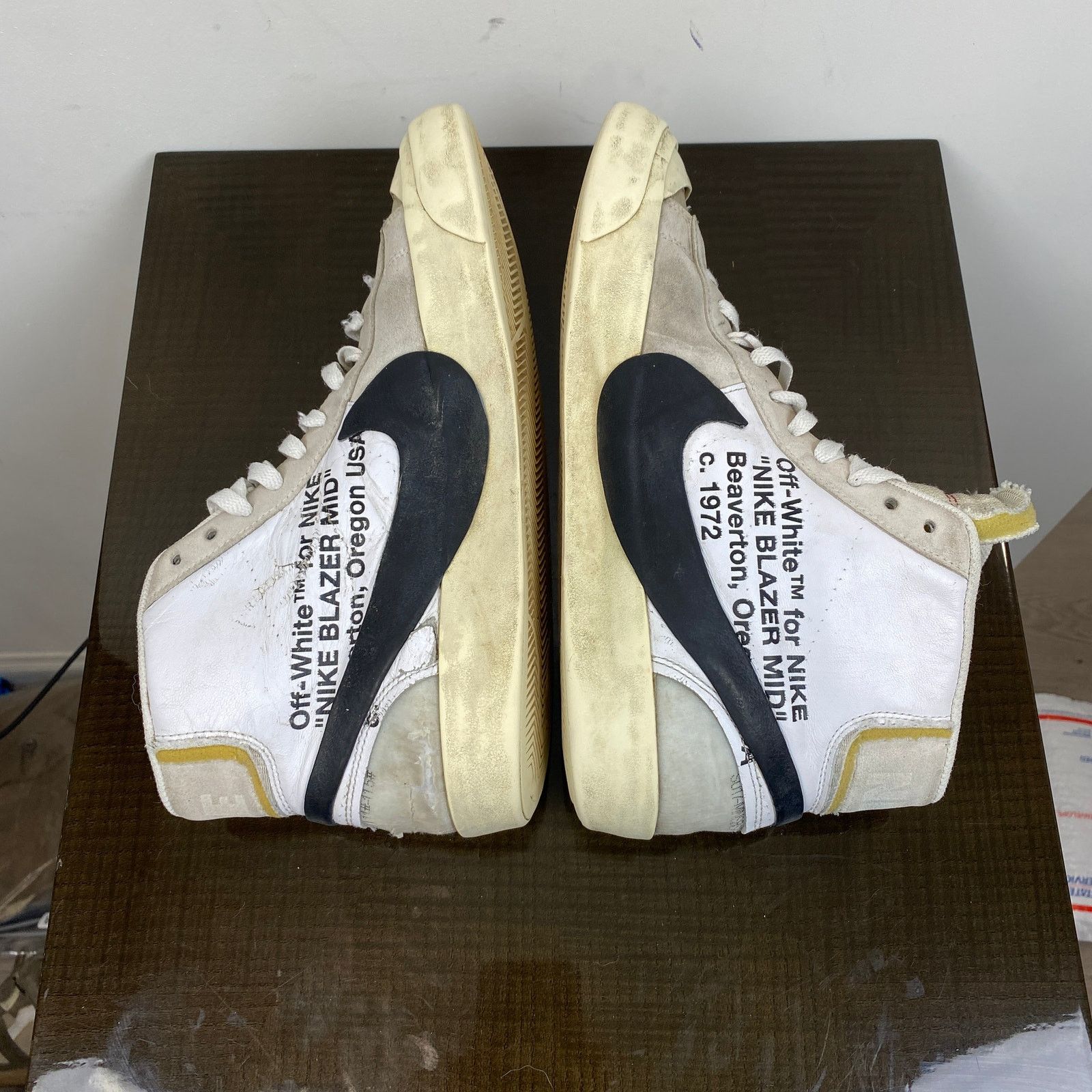Nike × Off-White × Virgil Abloh Nike Off White Blazer Mid The Ten Sneakers Shoes Men's 11 Size US 11 / EU 44 - 6 Thumbnail