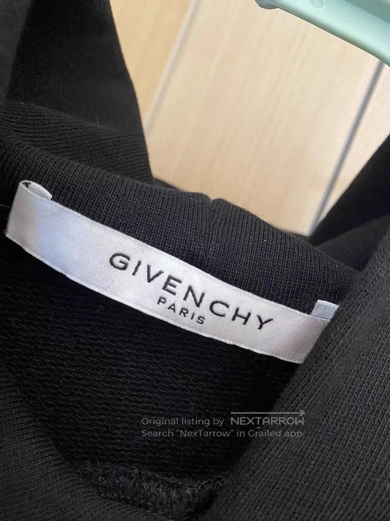 Givenchy Givenchy Black Distressed Hooded Sweatshirt Size US M / EU 48-50 / 2 - 5 Thumbnail