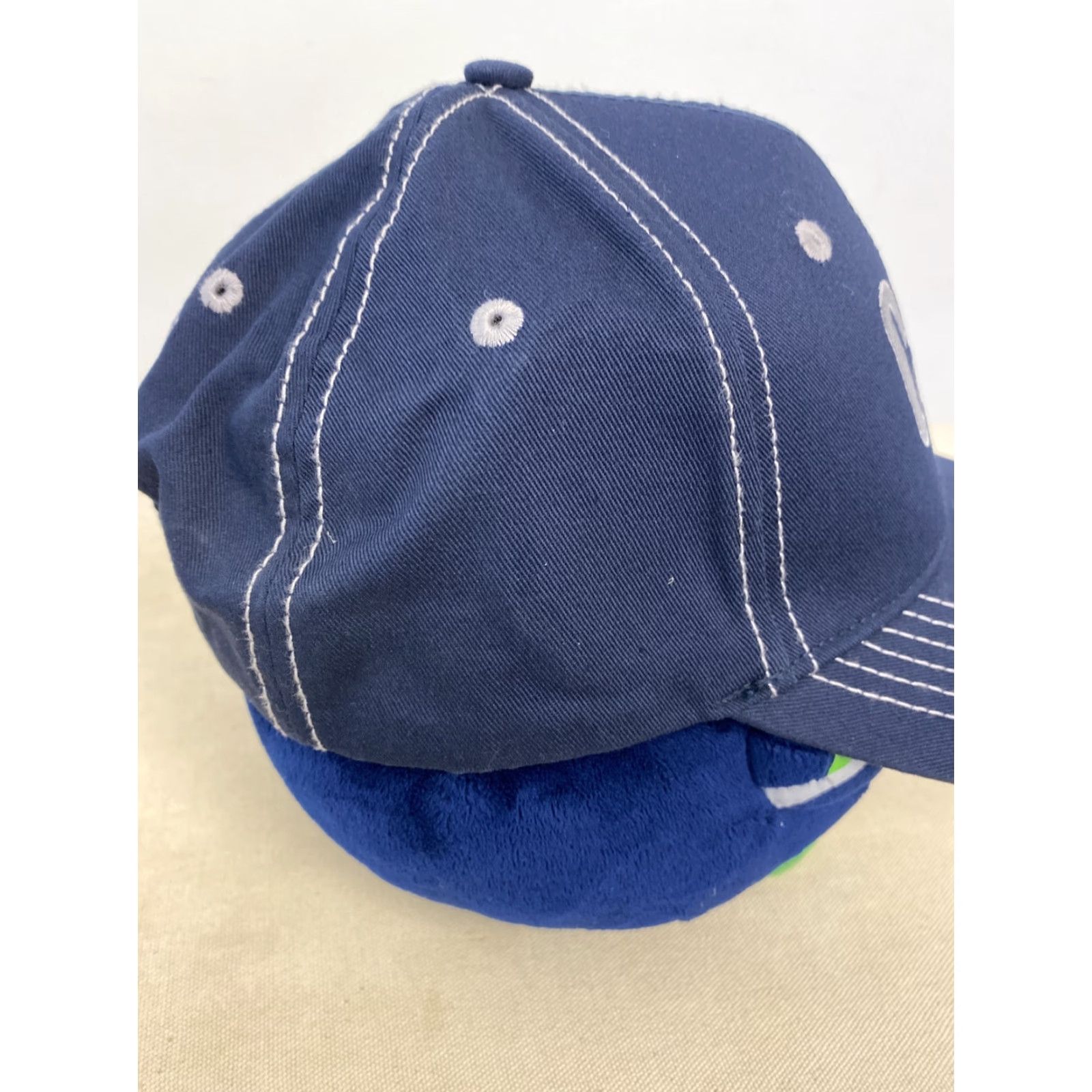 Vintage CAT Hat Men Adjustable Navy Gray CATERPILLAR CAT LOGO BASEBALL CAP Size ONE SIZE - 4 Thumbnail