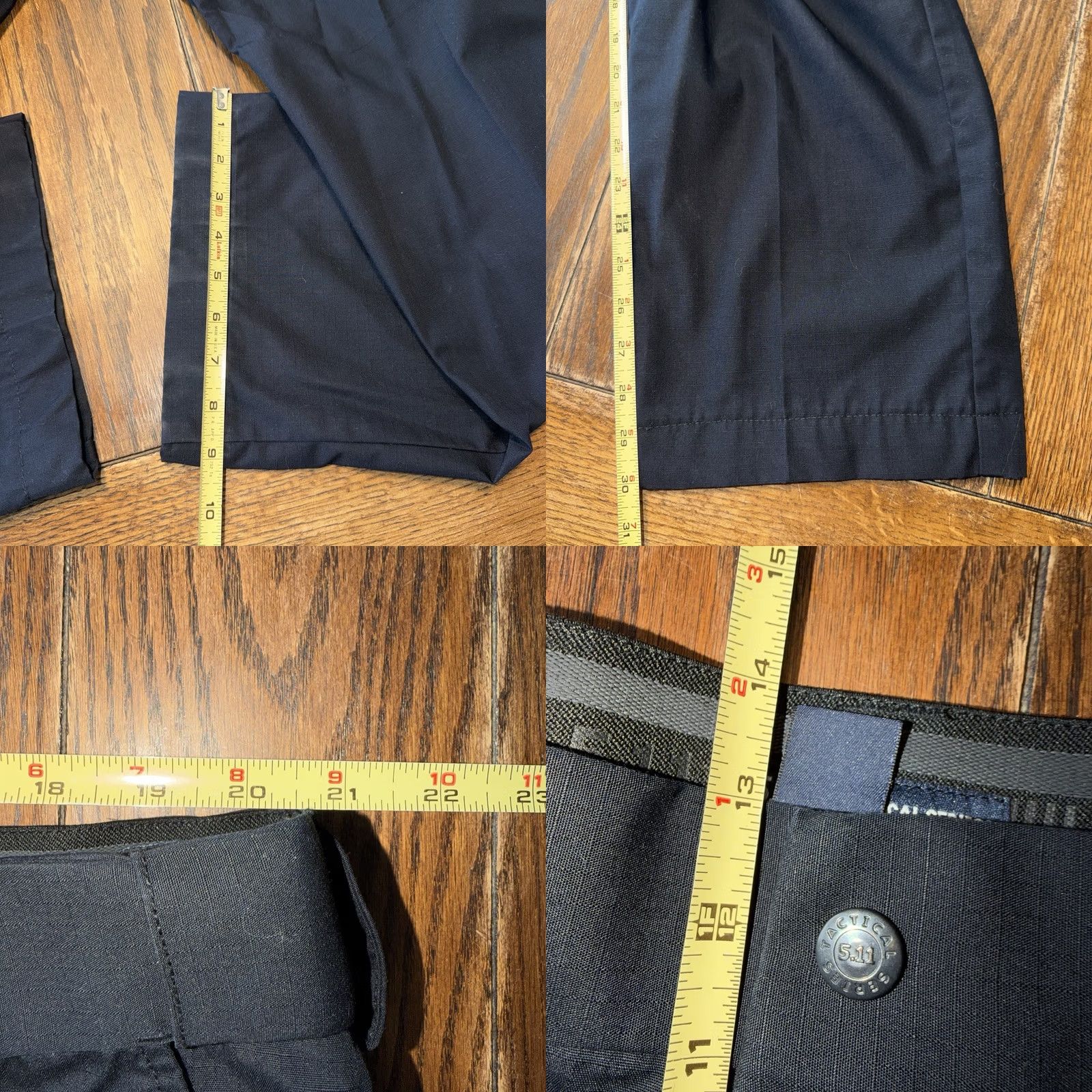 Vintage 5.11 Tactical PDU Class B Pant Men 42x30 Canvas Midnight Navy Cargo Pocket Waist 42 Regular Mens Size US 42 / EU 58 - 8 Thumbnail