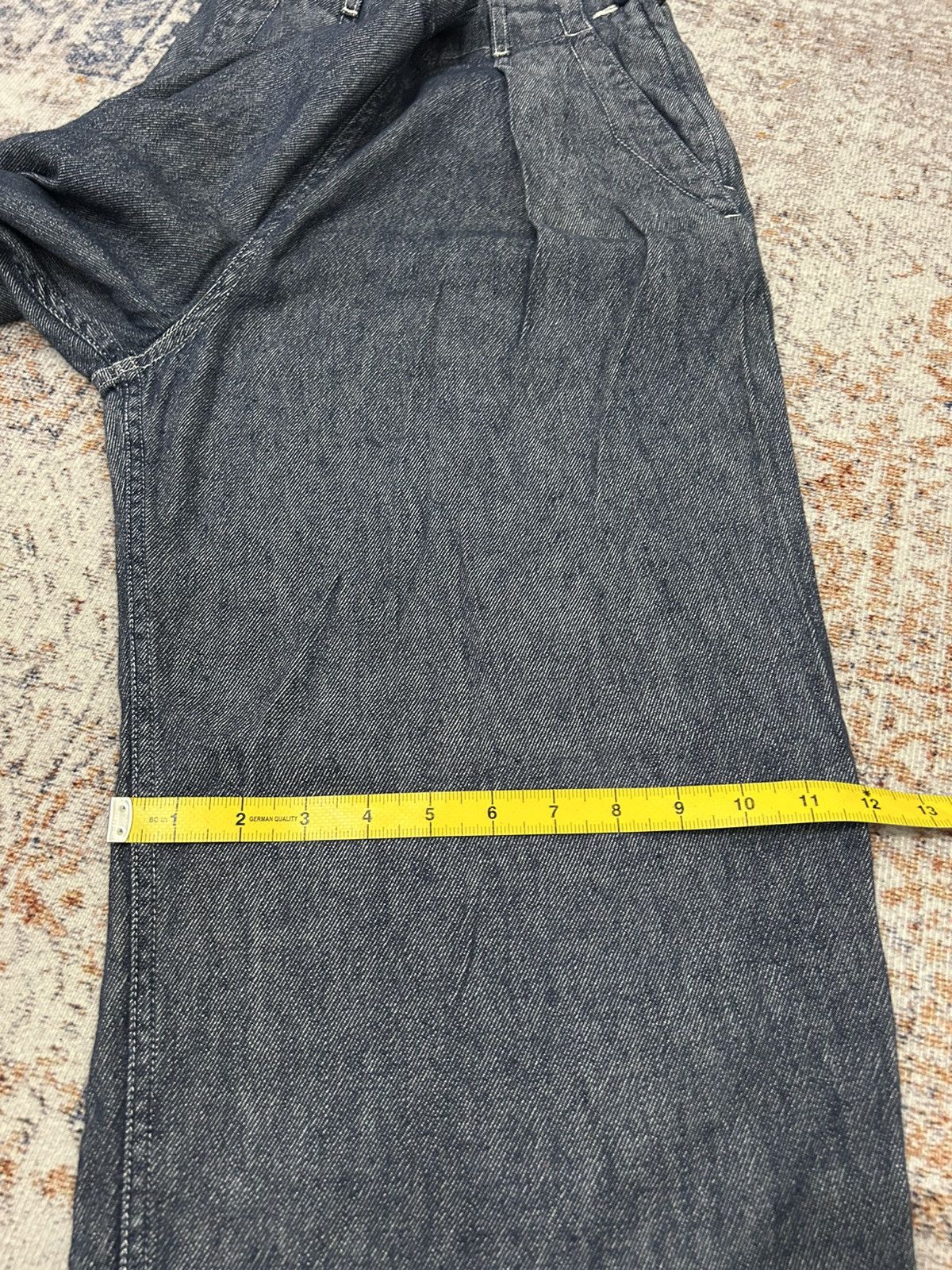 Japanese Brand × Yohji Yamamoto Coen Japan Baggy Jeans Left Side Zipper yohji style Size US 29 - 16 Thumbnail
