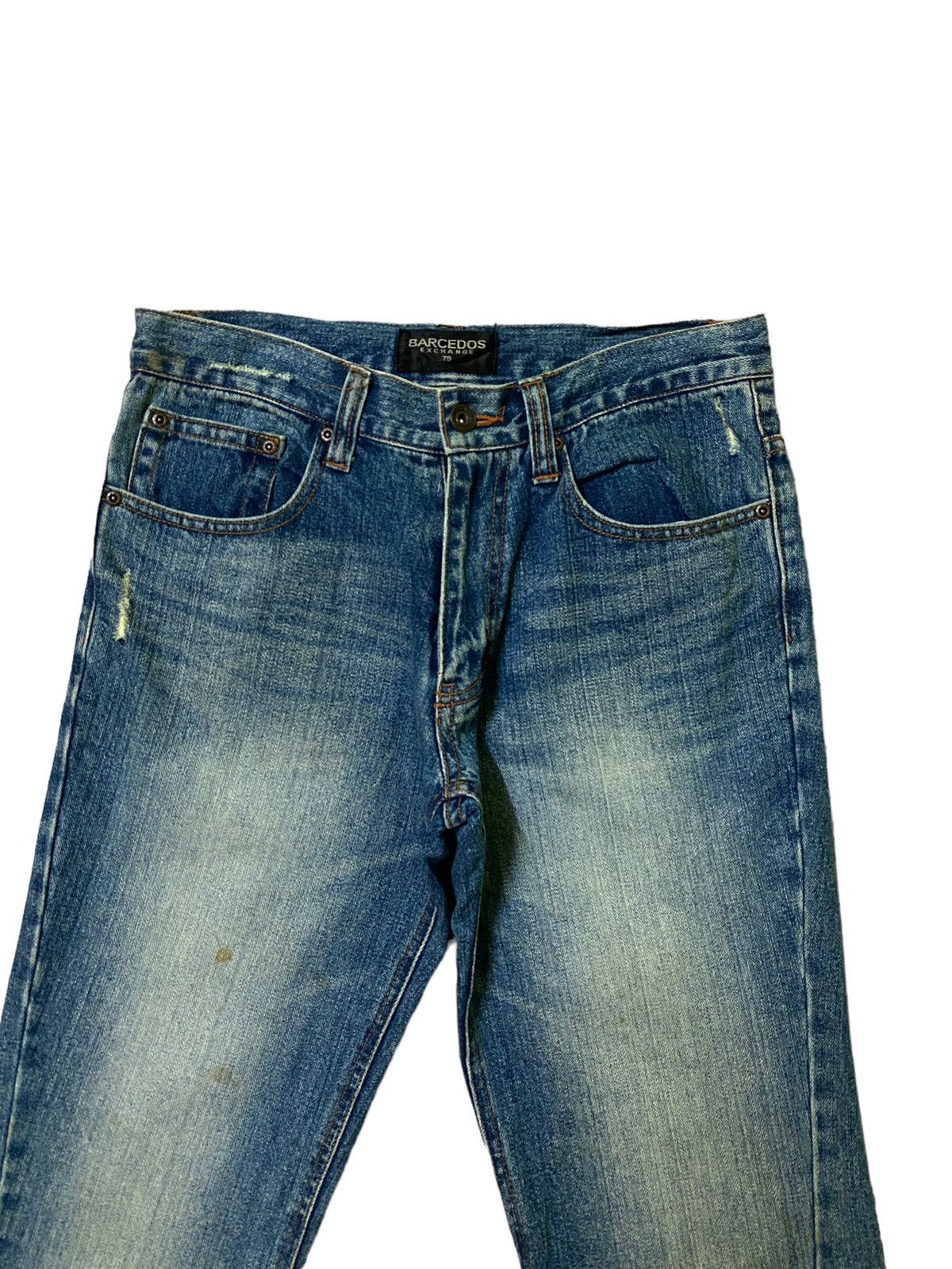 Hysteric Glamour × Japanese Brand × Vintage Flared Barcedos Exchange Spiral Cut Bootcut Denim Jeans Size US 28 / EU 44 - 3 Thumbnail