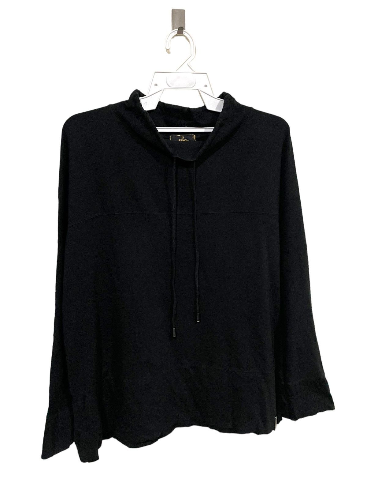 Fendi Fendi Boxy 90s Drawstring Turtle Neck Elastic Shirts Size US L / EU 52-54 / 3 - 13 Thumbnail