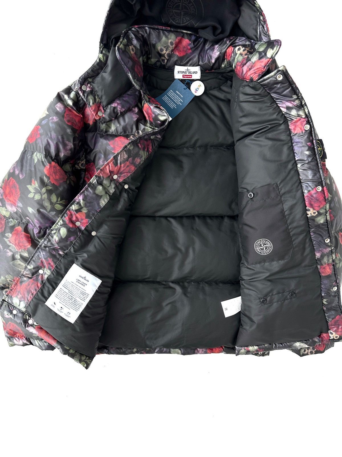 Stone Island × Supreme Stone Island x Supreme Lamy Cover Stampato Puffy Jacket Size US XL / EU 56 / 4 - 15 Thumbnail