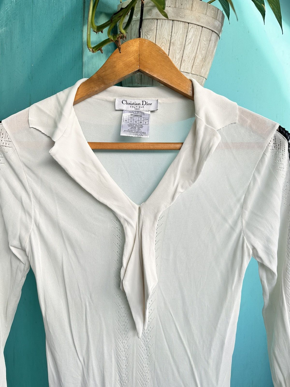 Christian Dior Monsieur × Dior Christian Dior Long Sleeve Blouses Size S / US 4 / IT 40 - 2 Thumbnail