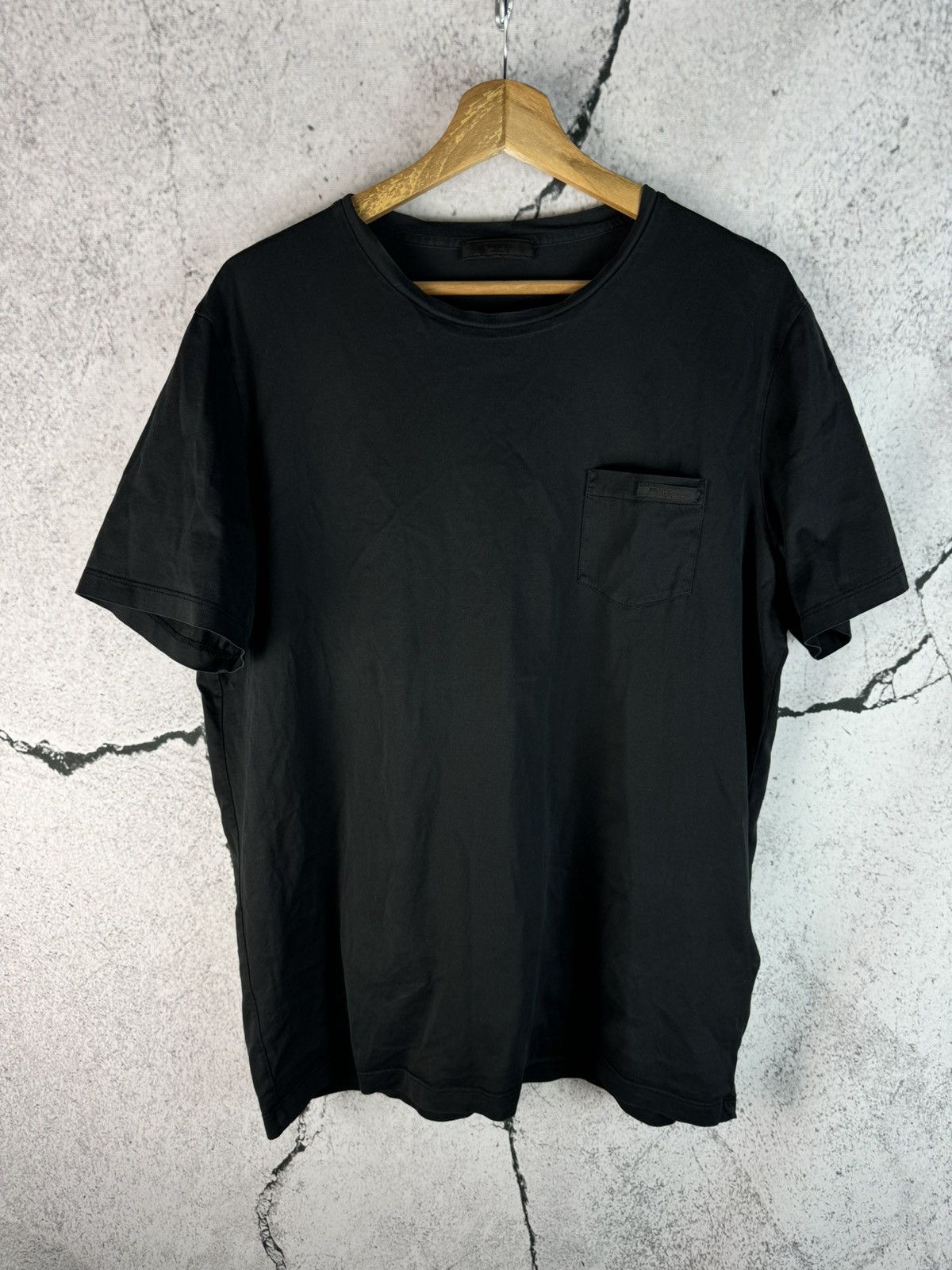Prada Prada Nylon Chest Pocket Logo T-Shirt | Grailed