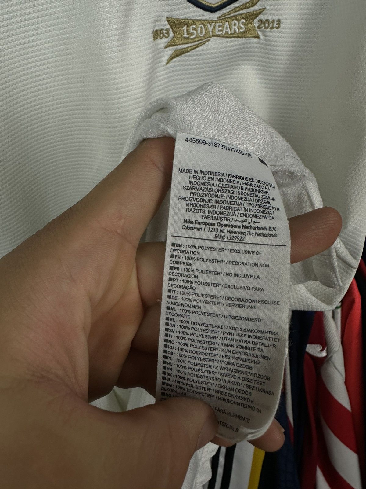 Nike NIKE ENGLAND 2013 2014 HOME FOOTBALL SHIRT SOCCER JERSEY Size US L / EU 52-54 / 3 - 7 Thumbnail