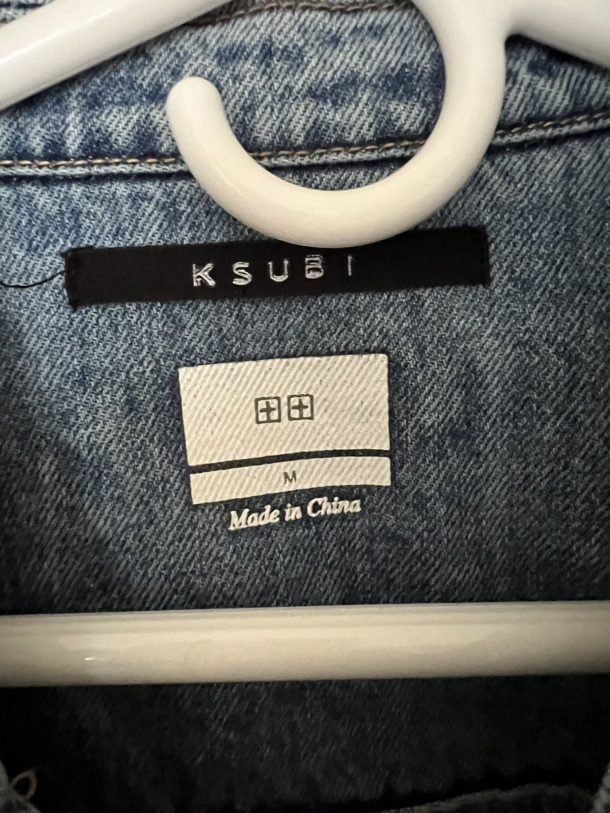Ksubi Ksubi Denim Jacket Light Blue Sz. M Size US M / EU 48-50 / 2 - 2 Thumbnail