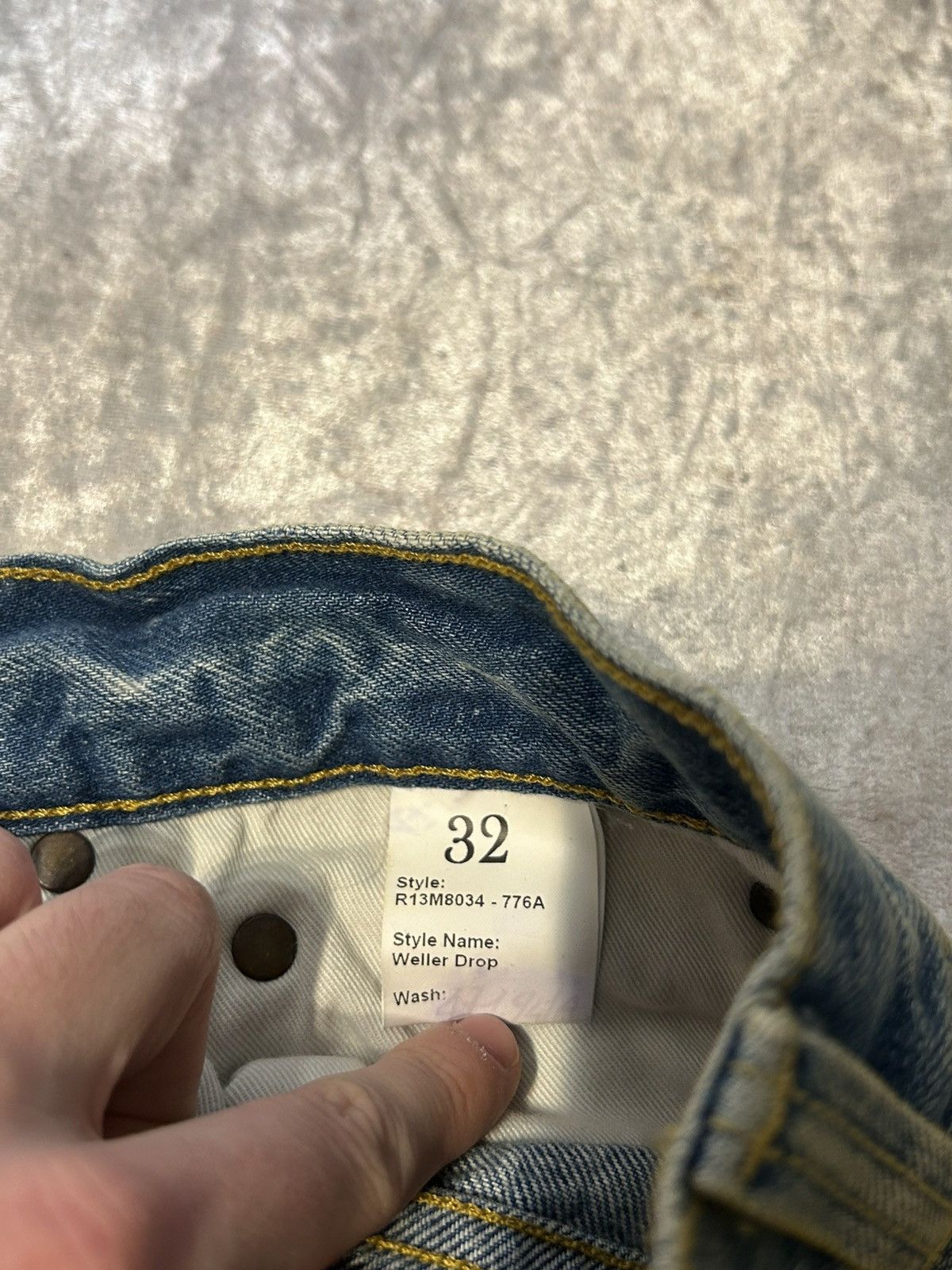 R13 R13 Weller Drop - Size 32 (US) Size 32" / US 10 / IT 46 - 16 Thumbnail