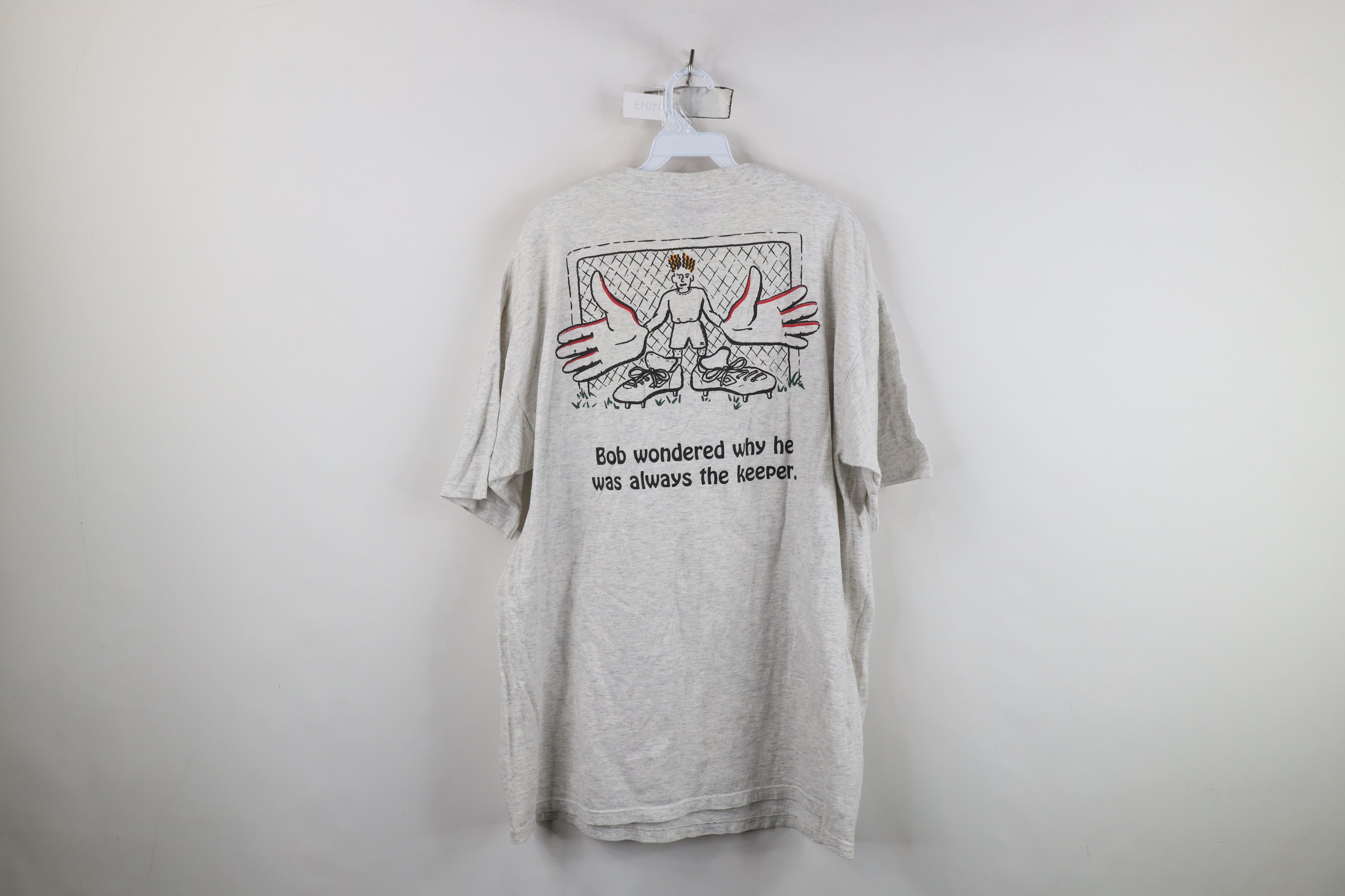 Umbro Vintage 90s Umbro Futbol Goalkeeper Goalie Big Hands T-Shirt Size US XL / EU 56 / 4 - 12 Thumbnail