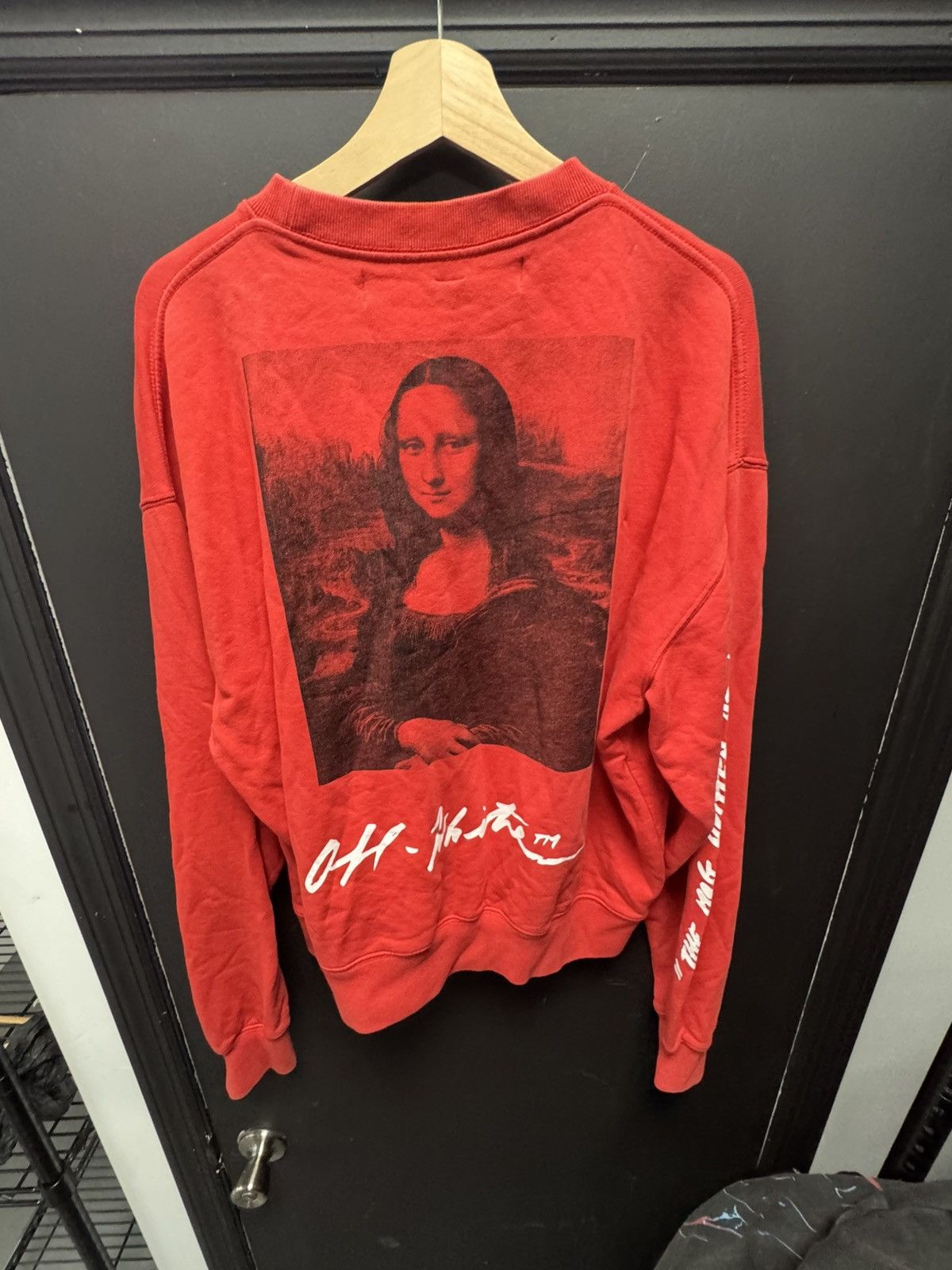 Off-White OFF-WHITE Monalisa Graphic Print Sweatshirt Red/Black/White Size US M / EU 48-50 / 2 - 2 Thumbnail