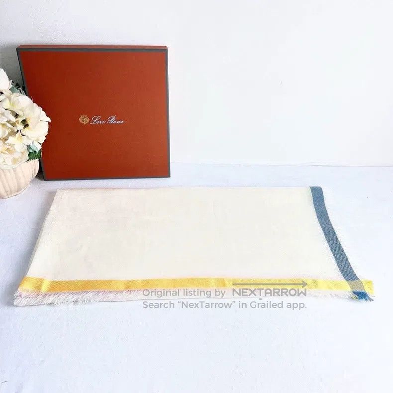 Loro Piana LORO PIANA size 120*120cm Silk scarf Xspa7347 Size ONE SIZE - 2 Thumbnail