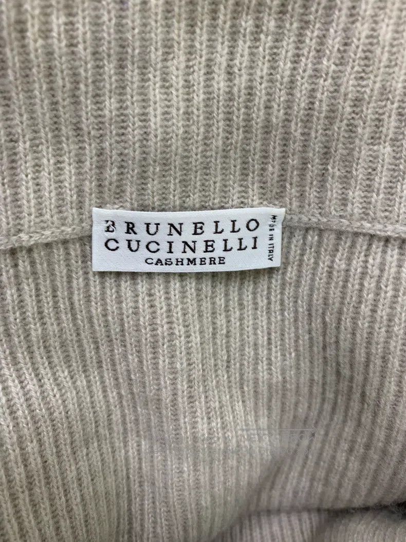 Brunello Cucinelli Brunello Cucinelli Large Lapel Cashmere Sweater Size M / US 6-8 / IT 42-44 - 4 Thumbnail