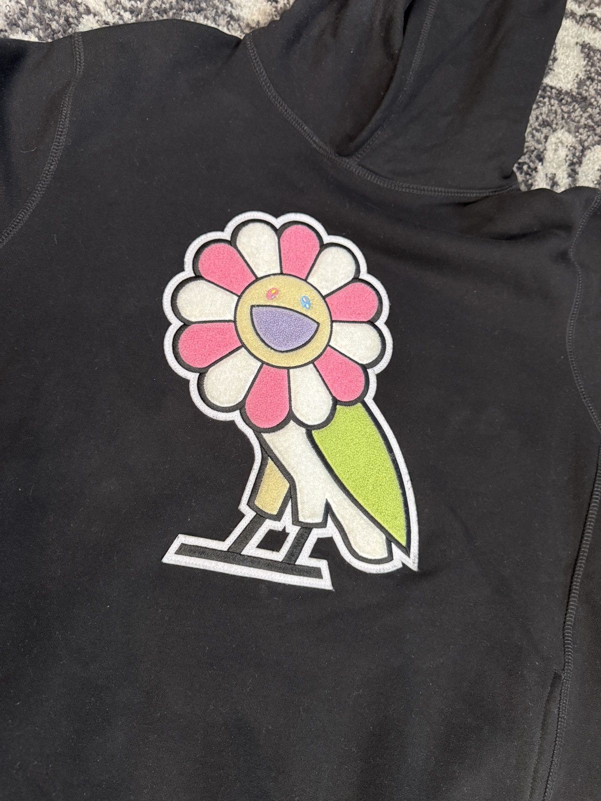 パーカー・フーディ Takashi Murakami x OVO Surplus Flower Owl Hoodie FW19 October's Very Own OVO X MURAKAMI Flower Owl Logo Hoodie
