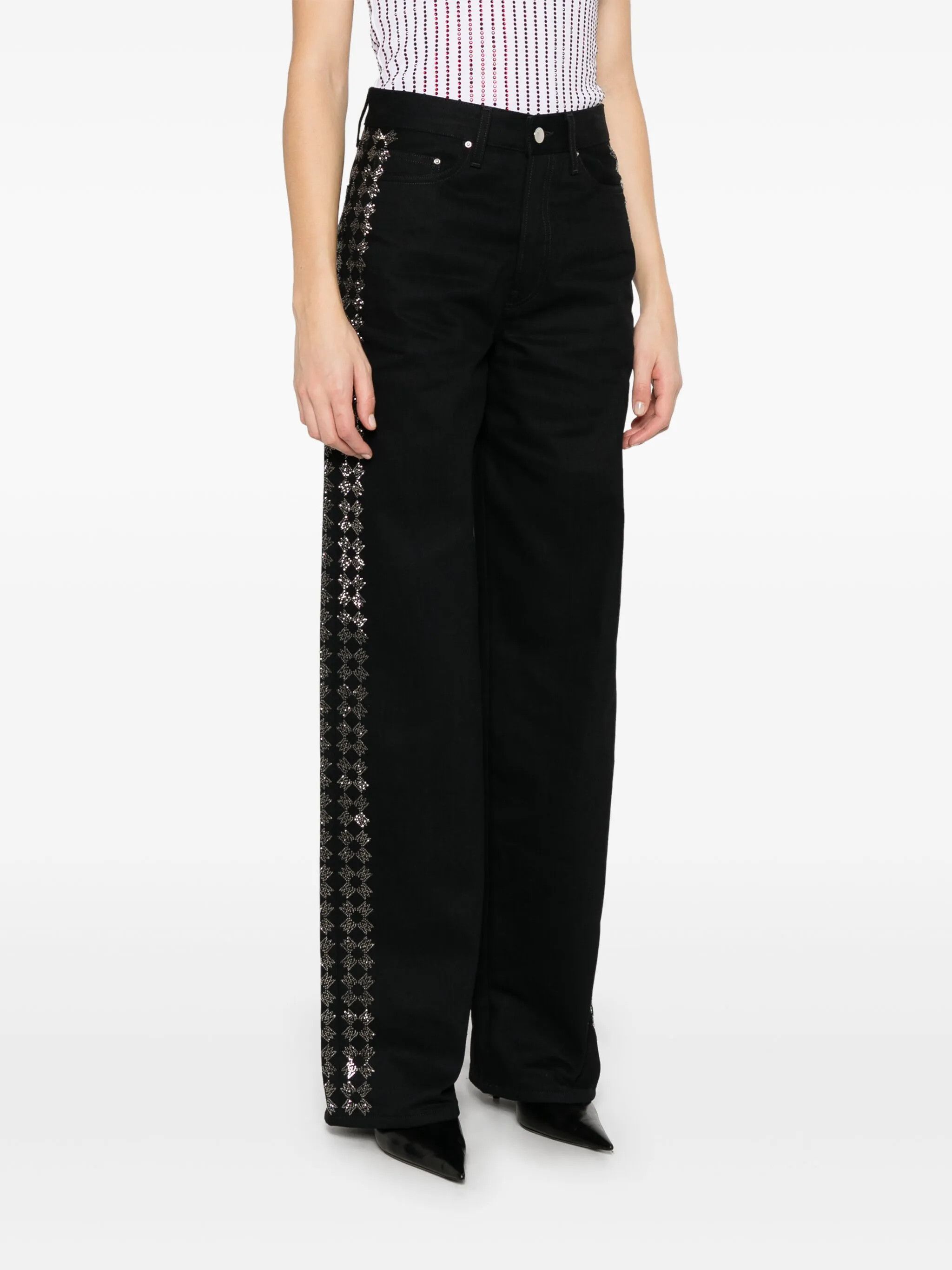 Amiri o1orln1125 MA Quad Jeans in Black Size 26" / US 2 / IT 38 - 3 Thumbnail
