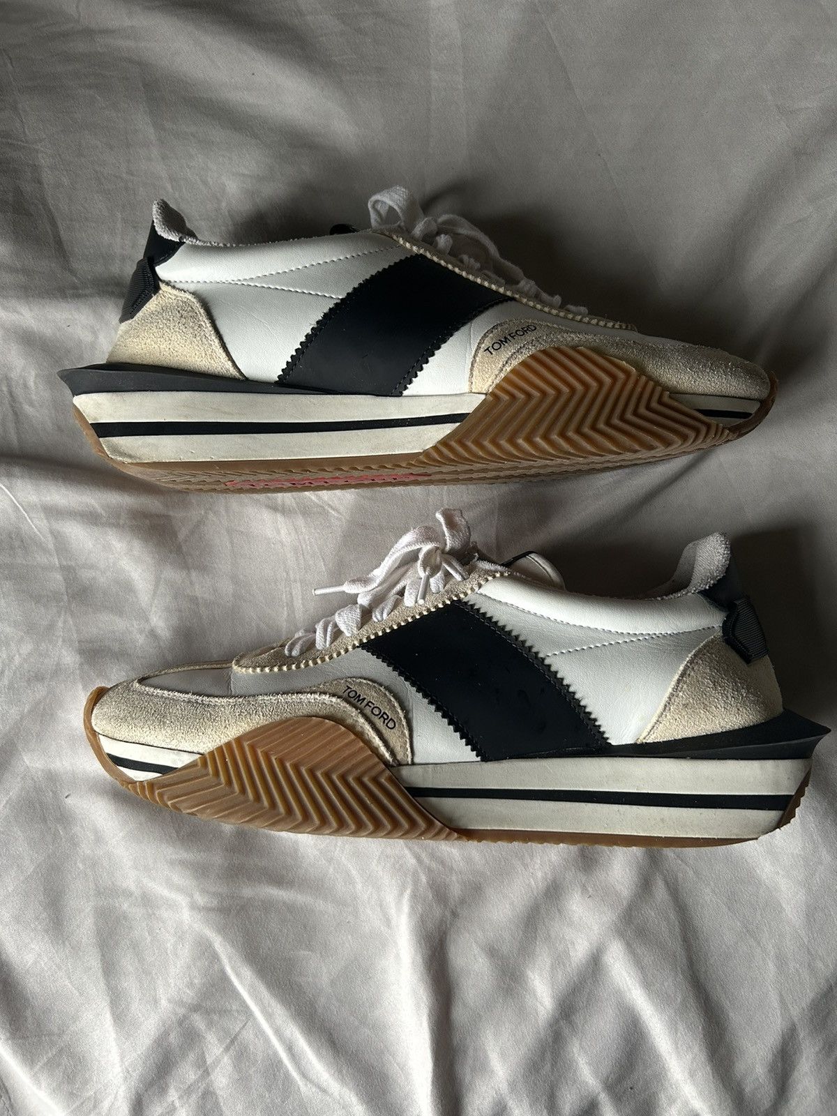 Tom Ford Tom Ford Lace-Up James Sneakers Size US 11 / EU 44 - 4 Thumbnail