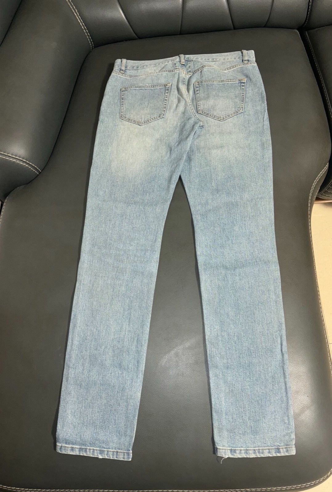 Saint Laurent Paris Saint Laurent SLP 2015FW Double Knee Slashed Jeans Size US 33 - 2 Thumbnail