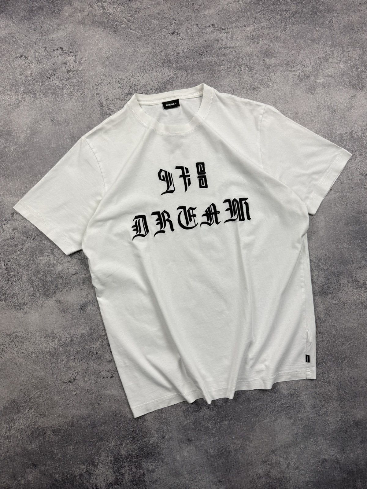 Diesel Vintage Diesel Big Logo T-Shirt White Tee Streetwear Hype Size US M / EU 48-50 / 2 - 5 Thumbnail