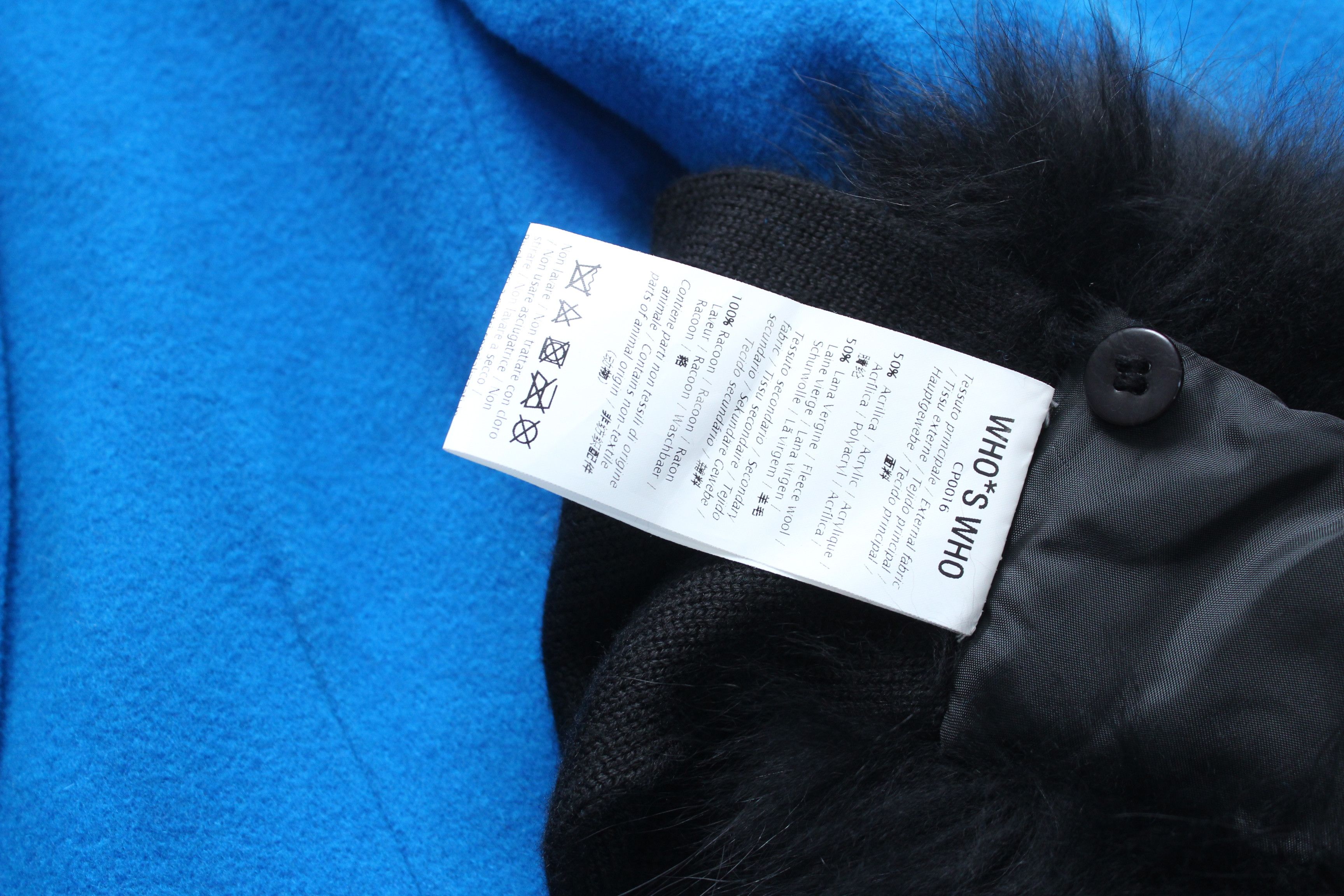 Other Who's Who Coat Wool Fur Womens Size 42 Hype Rare Size M / US 6-8 / IT 42-44 - 16 Thumbnail
