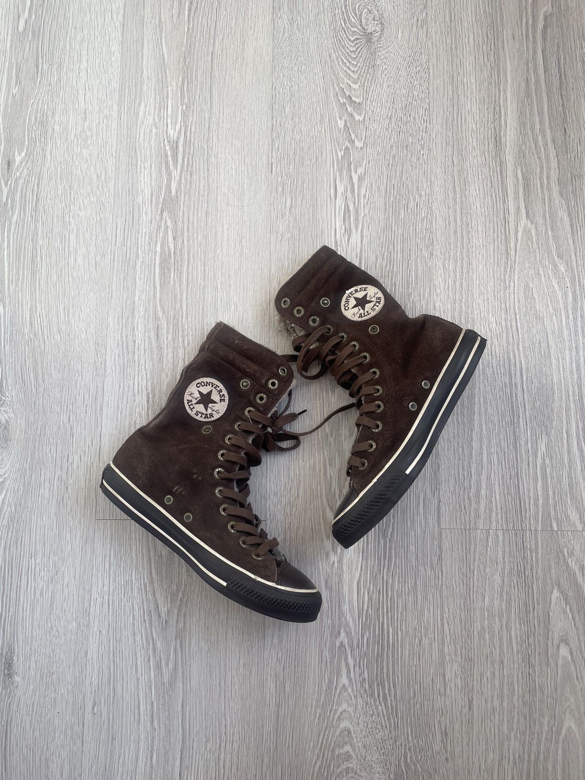 Converse Y2K Brown Converse Chuck Taylor Hi vintage Size US 7 / IT 37 - 1 Thumbnail