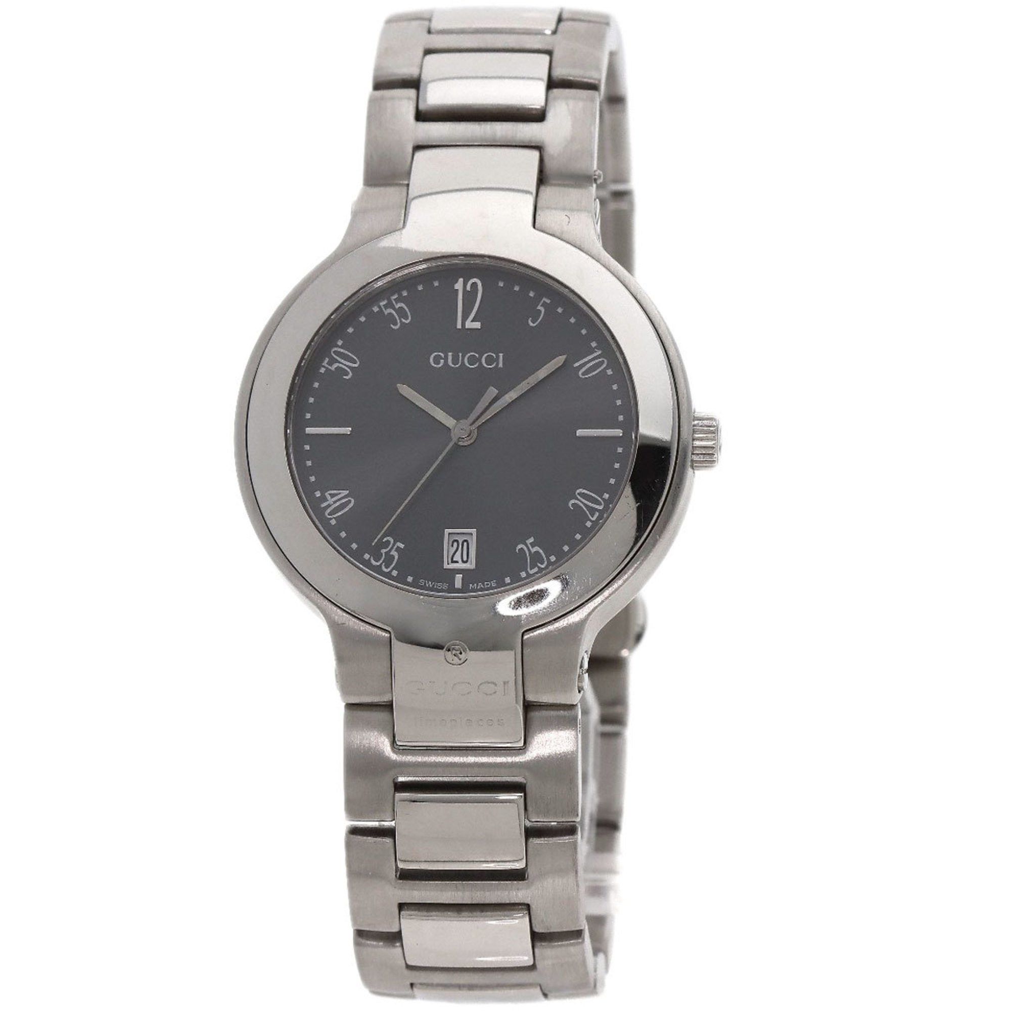 image of Gucci 8900M Watch Stainless Steel/ss Men's Gucci in Grey