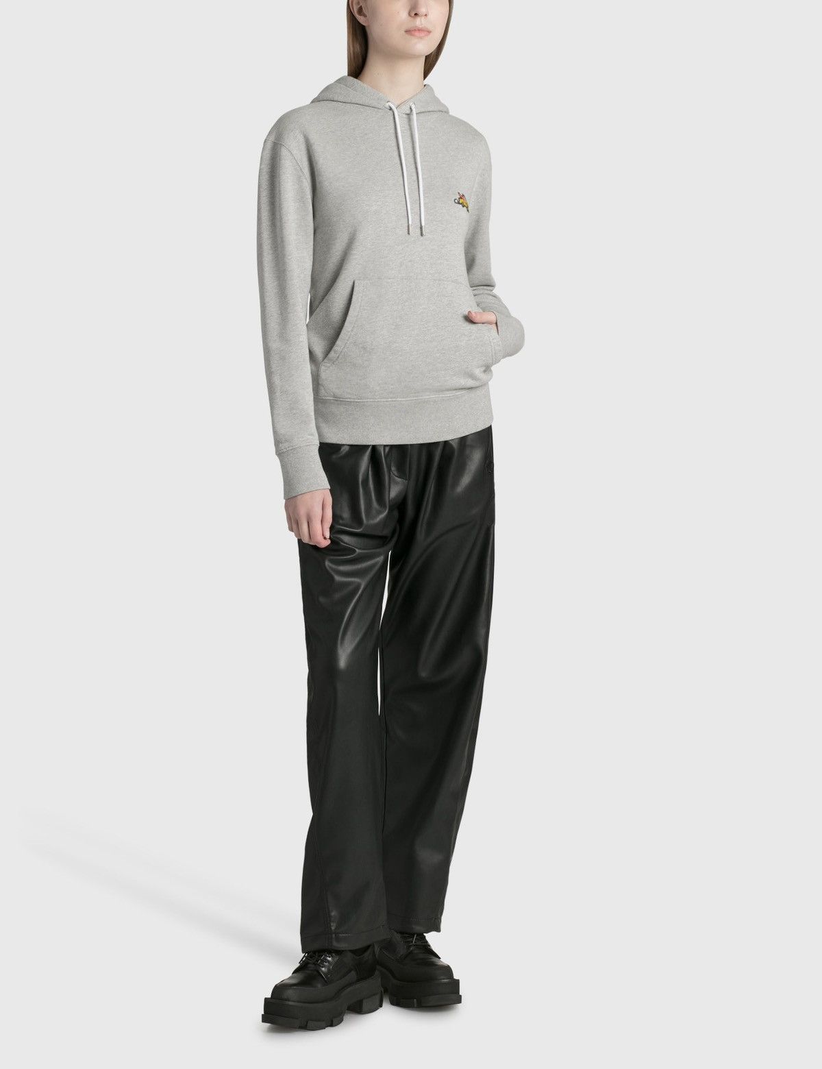 Maison Kitsune MAISON KITSUNÉ Olympia Le-Tan Edition Taxi Fox Hoodie NWOT Size L / US 10 / IT 46 - 6 Thumbnail