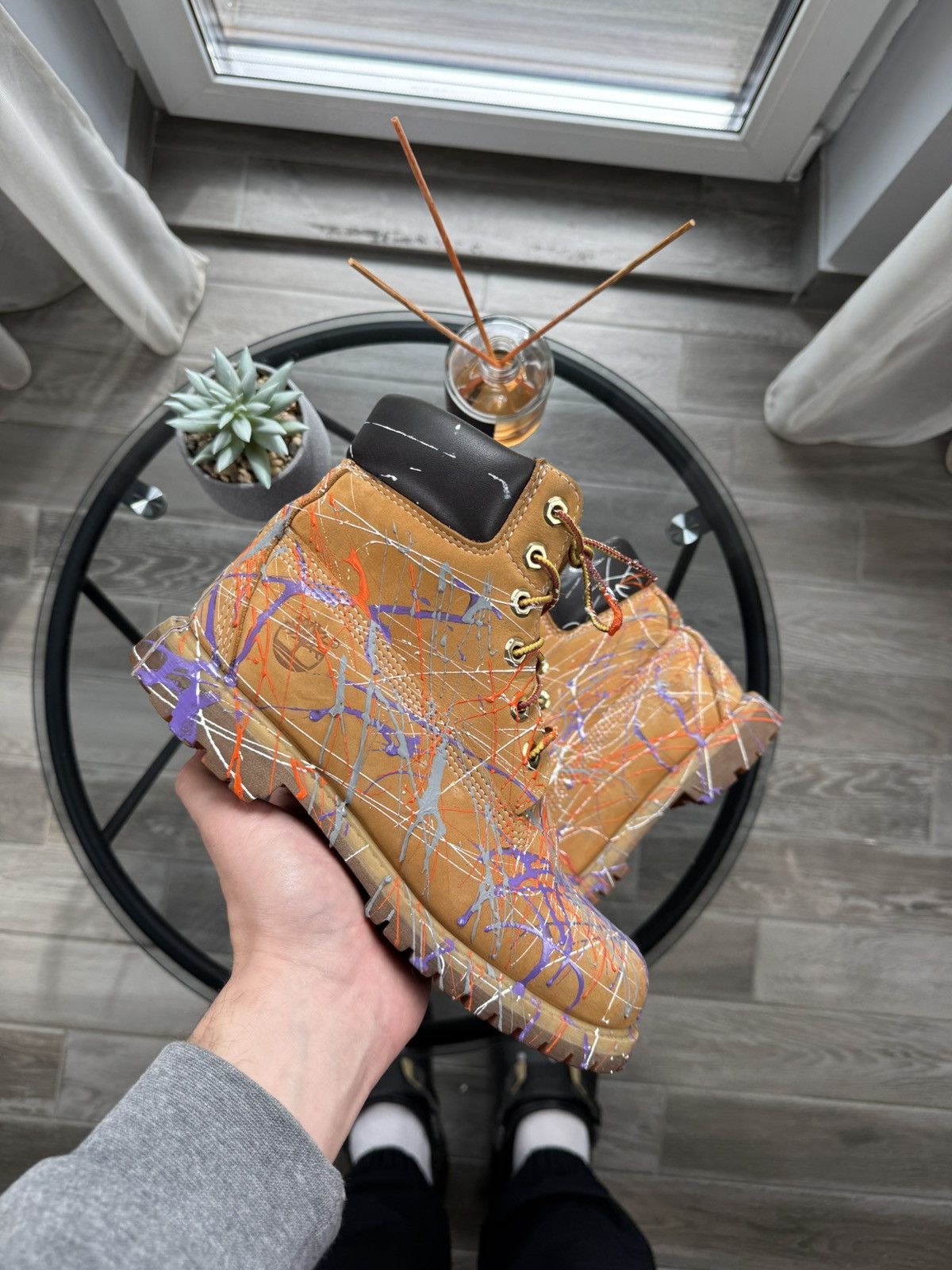 Timberland Hype Timberland Gallery Dept. Style Custom Boots Size US 7 / IT 37 - 2 Thumbnail