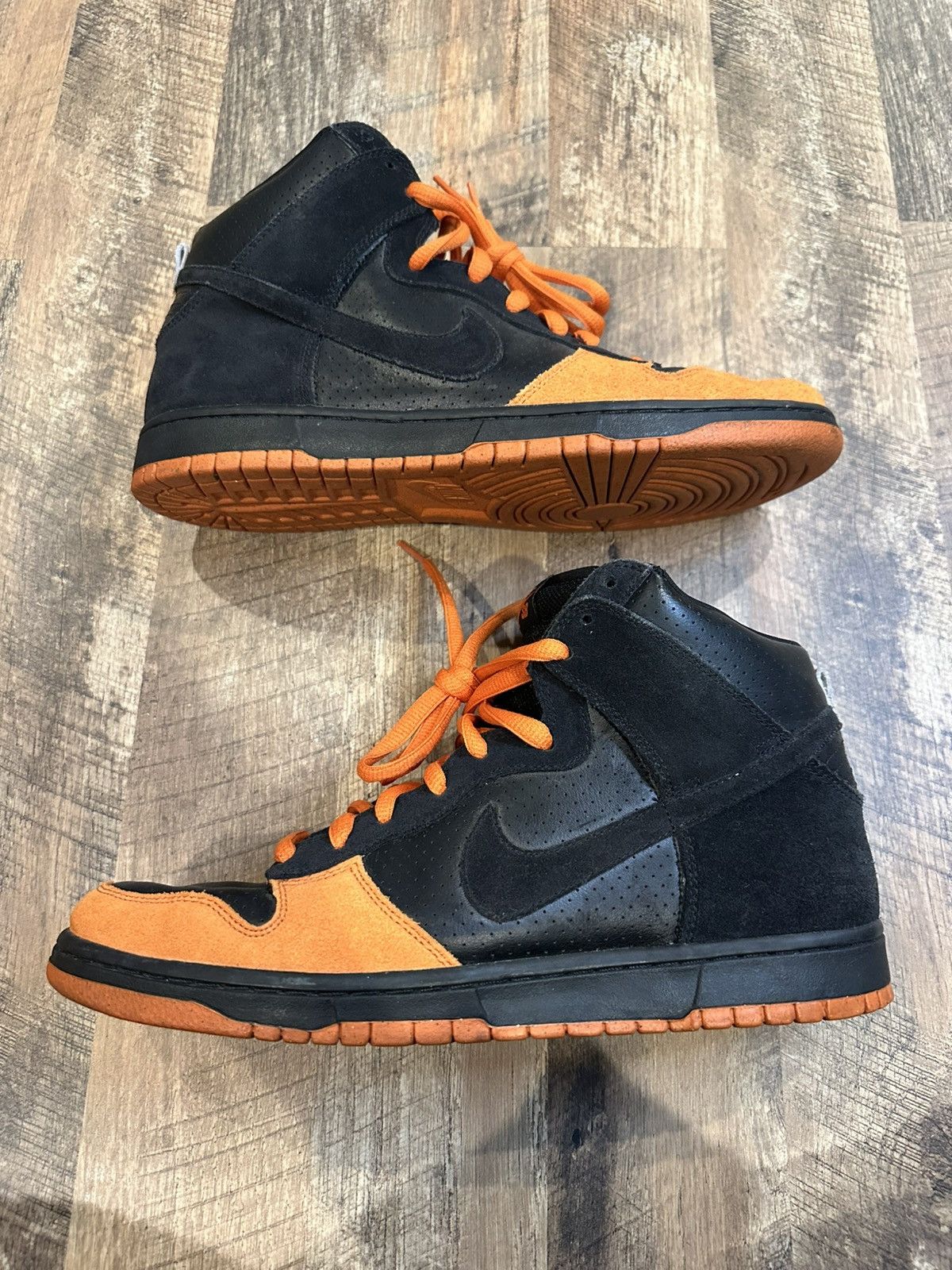 Nike RARE Nike Dunk High Pro SB ‘Golden Gate Bridge’ Halloween 12 Size US 12 / EU 45 - 4 Thumbnail