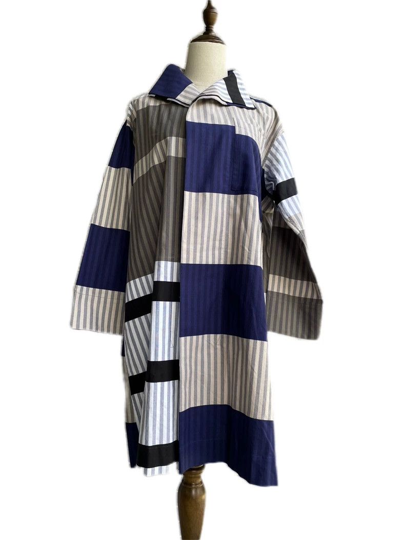 Issey Miyake Issey Miyake size:2 Blue-gray main line trench coat Size M / US 6-8 / IT 42-44 - 2 Thumbnail