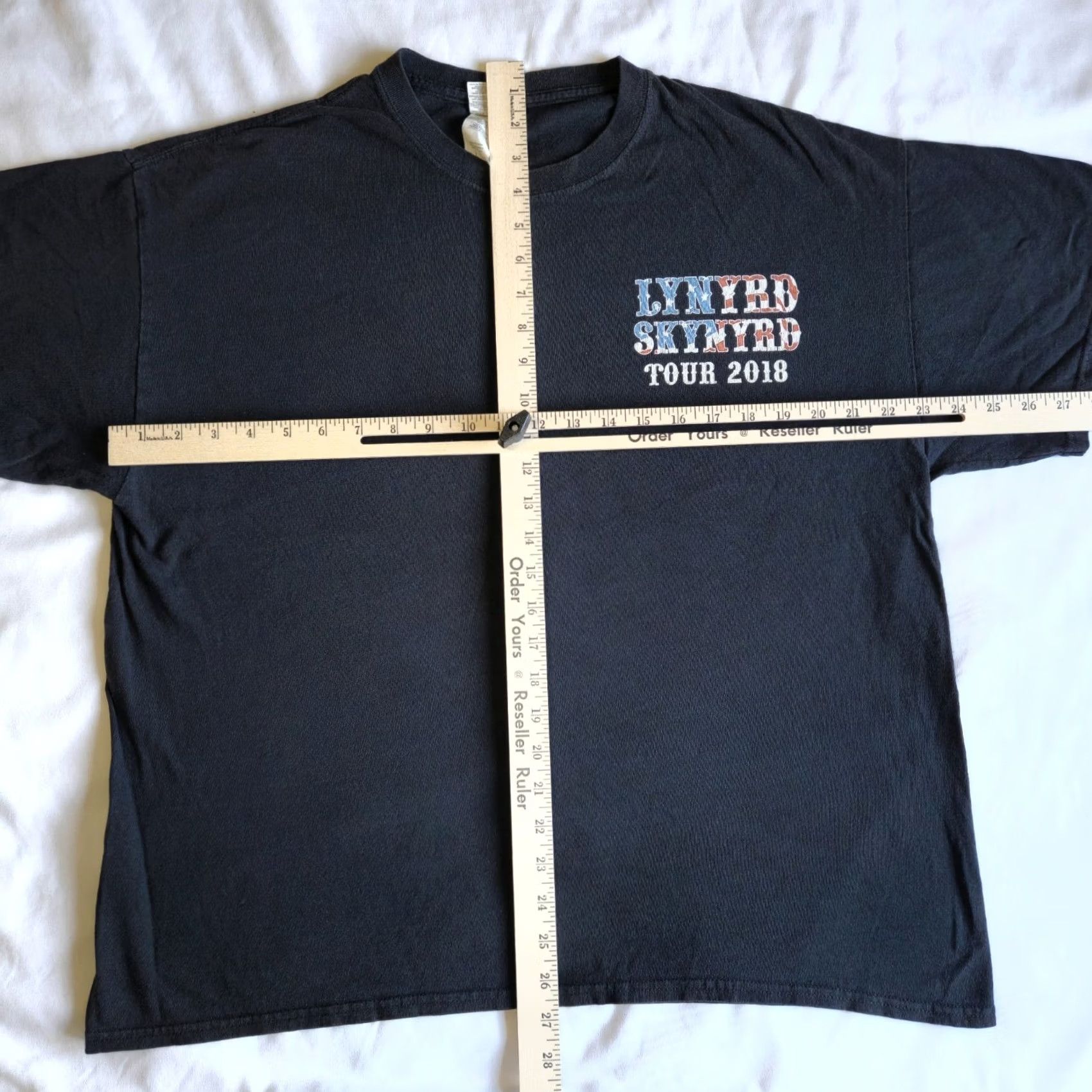 Gildan Lynyrd Skynyrd Farewell Tour 2018 Chopper Bike Band Rare Black XL Graphic TShirt Tee Size US XL / EU 56 / 4 - 8 Thumbnail