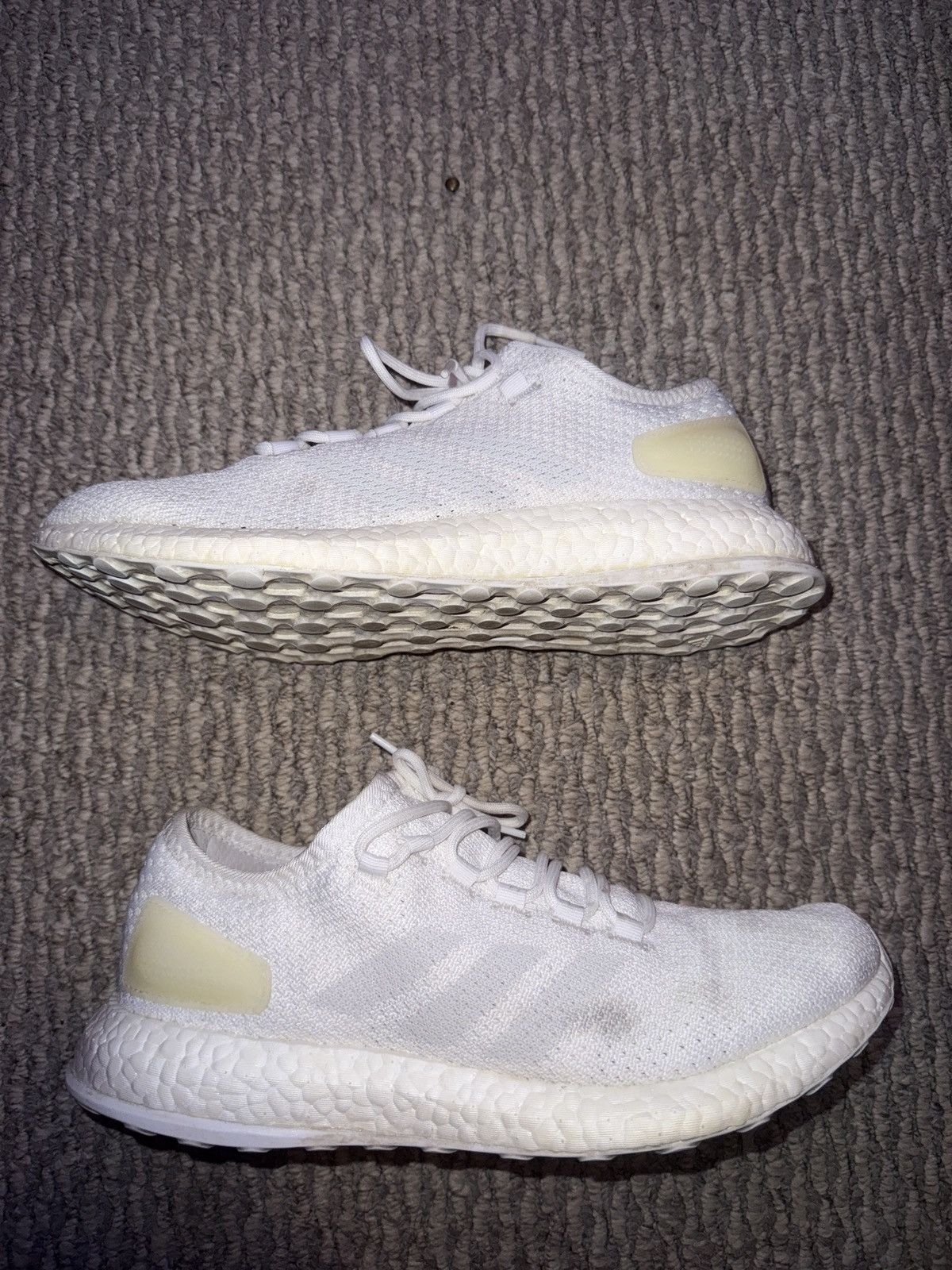 Adidas Triple white pureboosts clima Size US 9.5 / EU 42-43 - 3 Thumbnail